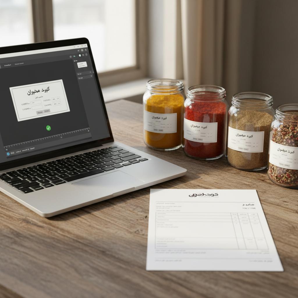 spice-packaging-label-invoice-download