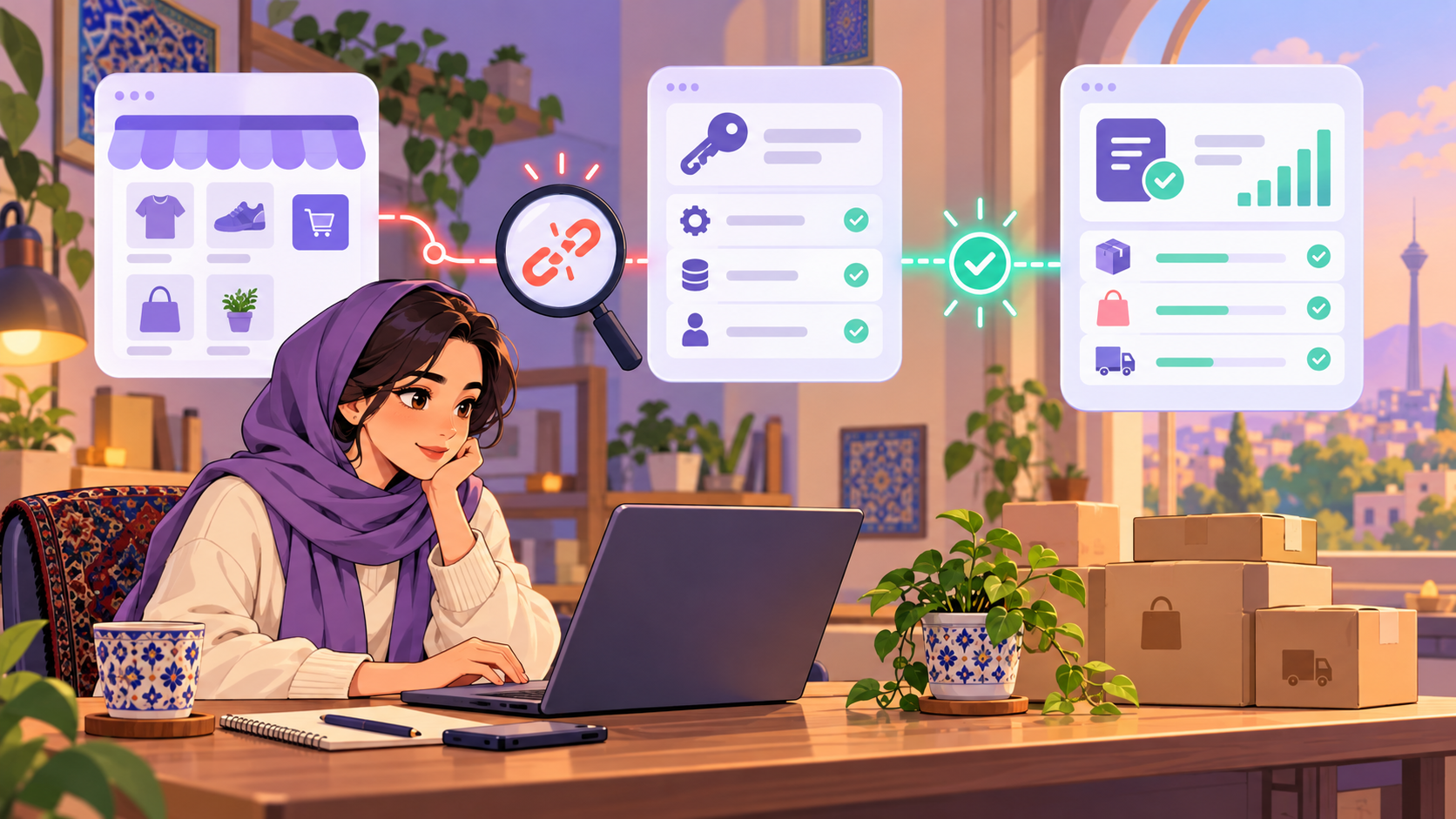 عیب یابی و رفع خطاهای اتصال و همگام سازی ووکامرس با فاکتورلند