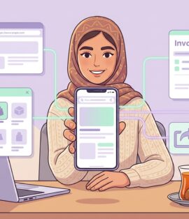 ساخت فاکتور آنلاین با گوشی بدون نیاز به نصب نرم افزار